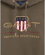 Archive Shield Hoodie - Racing Green